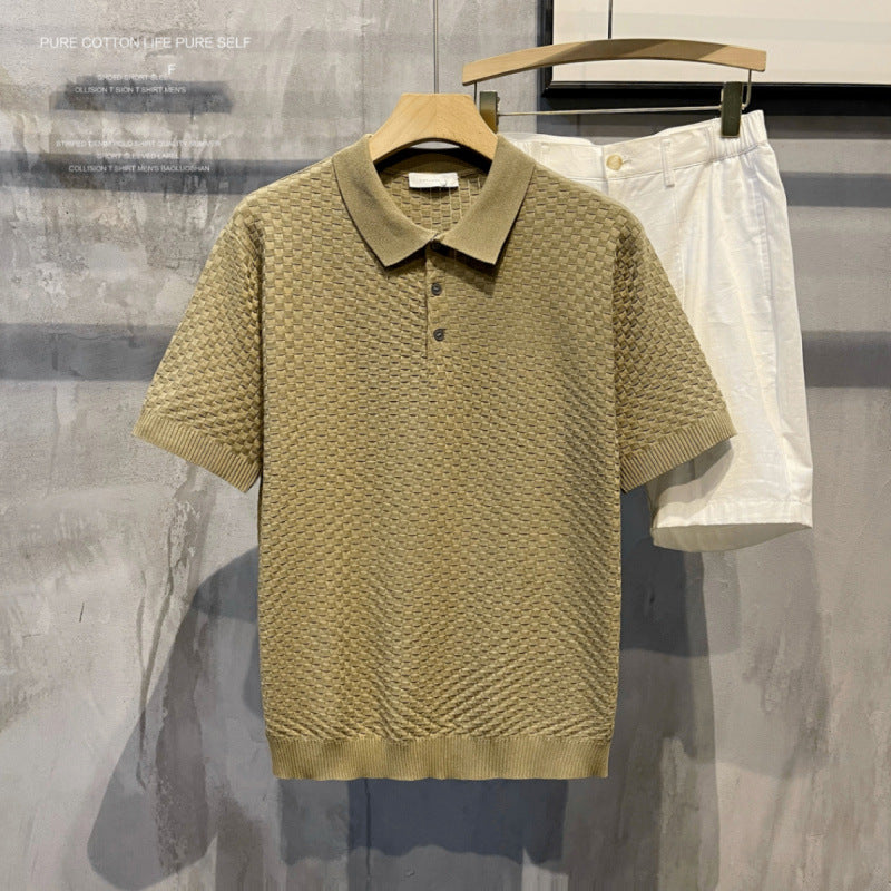 Light Luxury Plaid Polo Shirt