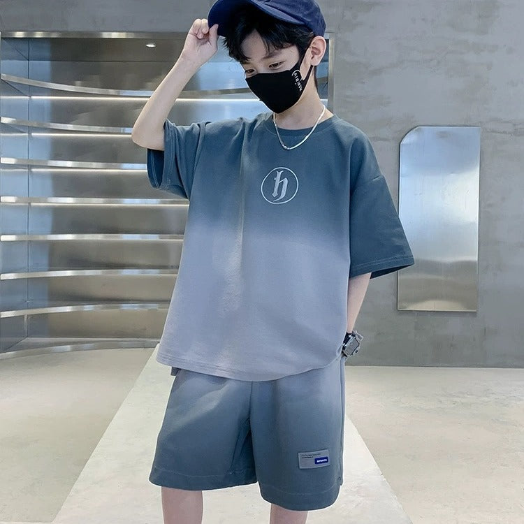 Children's summer short-sleeved suit