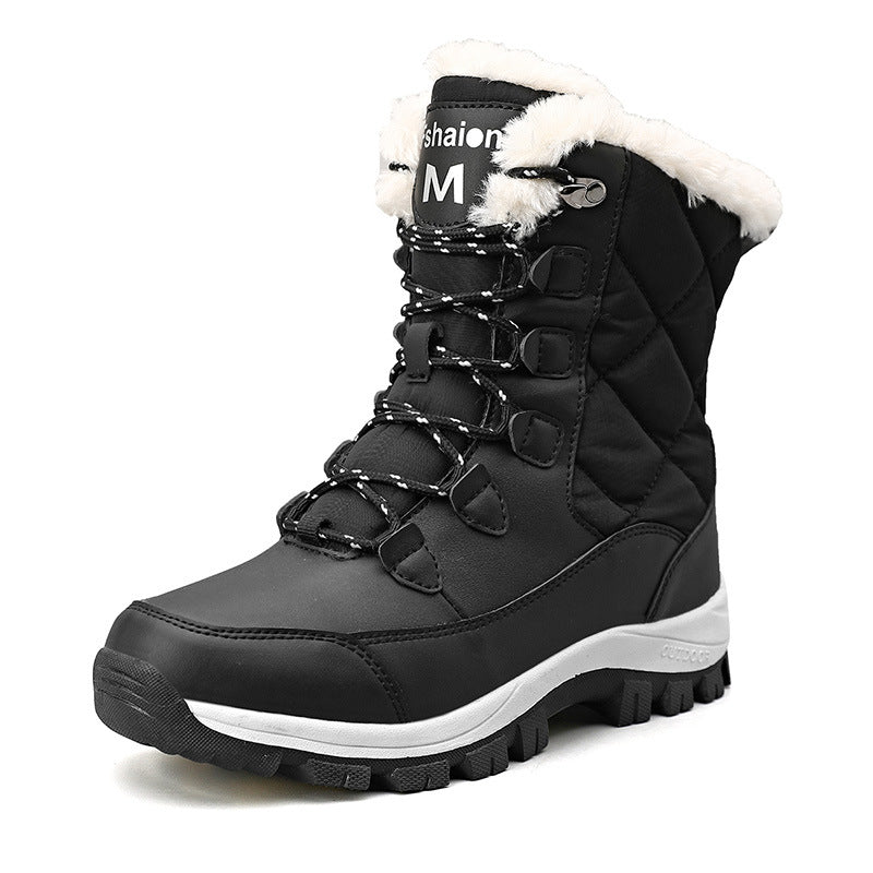 Women Winter Boots High Top Warm Cotton Shoes