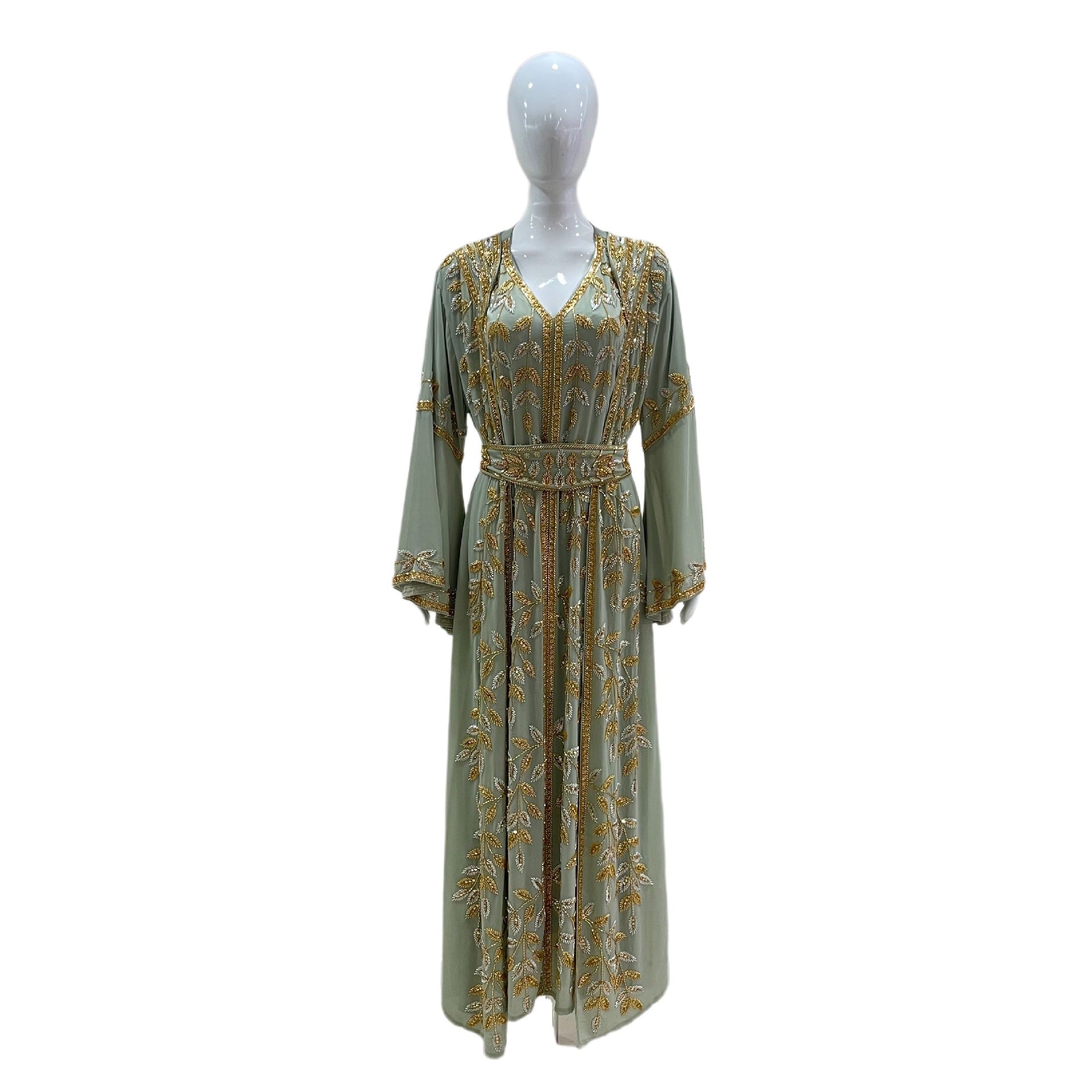 Muslim robe beaded dress
