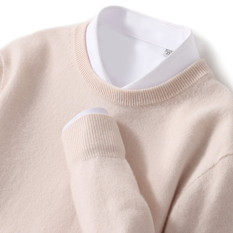 Round-Neck Cashmere Sweater