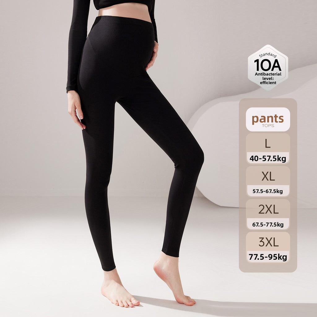 Maternity High-Waisted Cotton Leggings