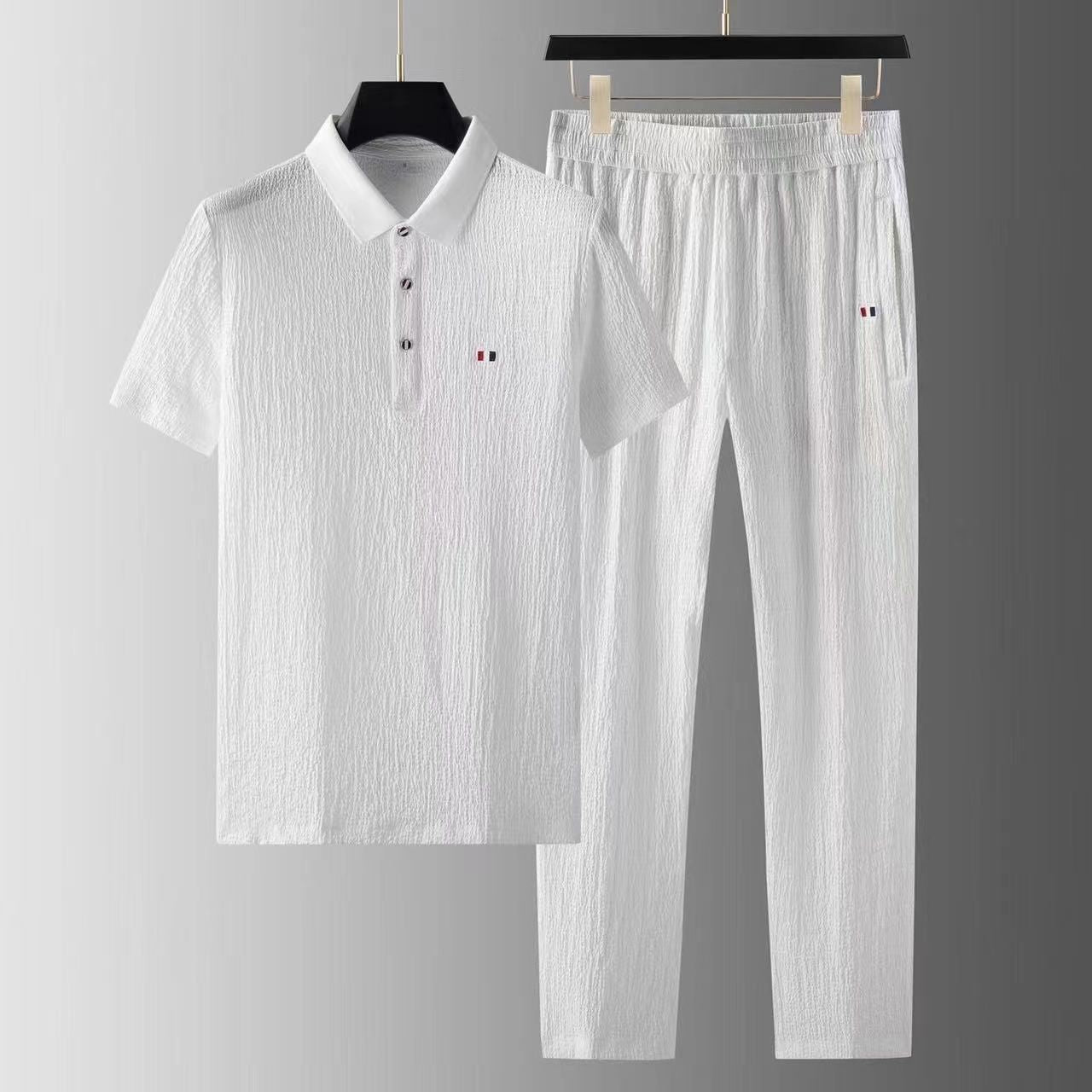 Summer Mens Casual Suit Set