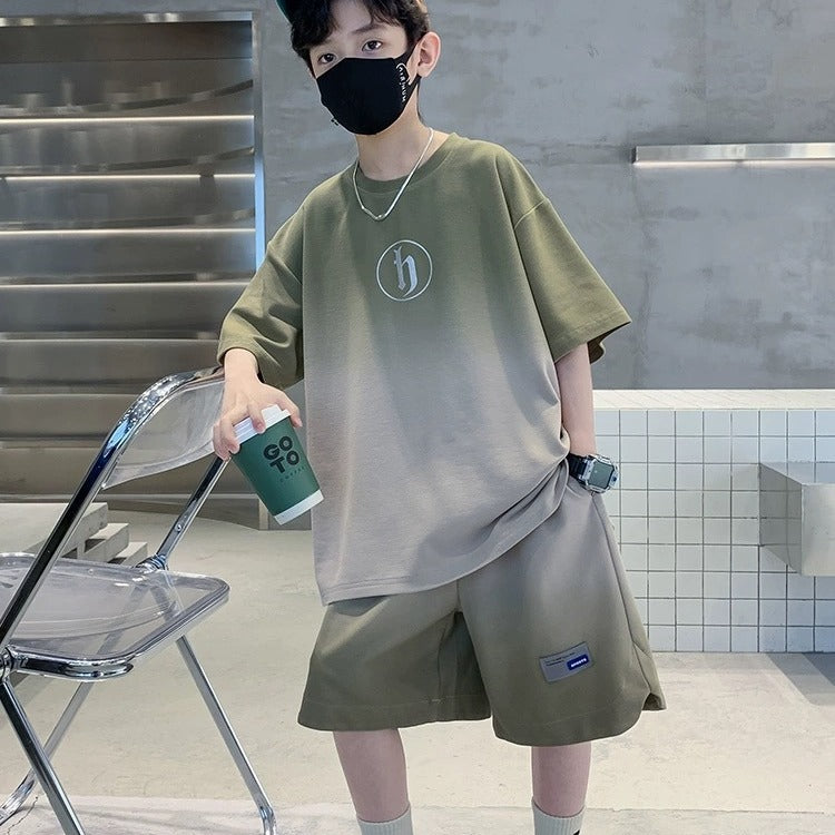 Children's summer short-sleeved suit