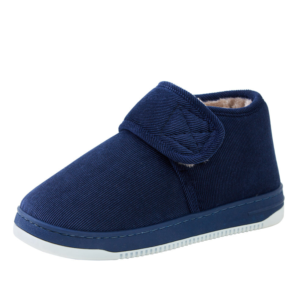 Winter Fleece Lined Cotton Slippers