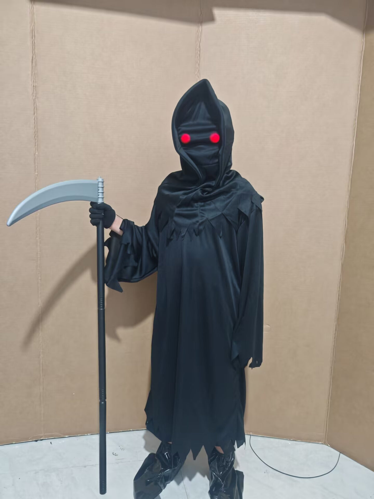 Glow-in-the-Dark Halloween Skeleton Costume for Kids