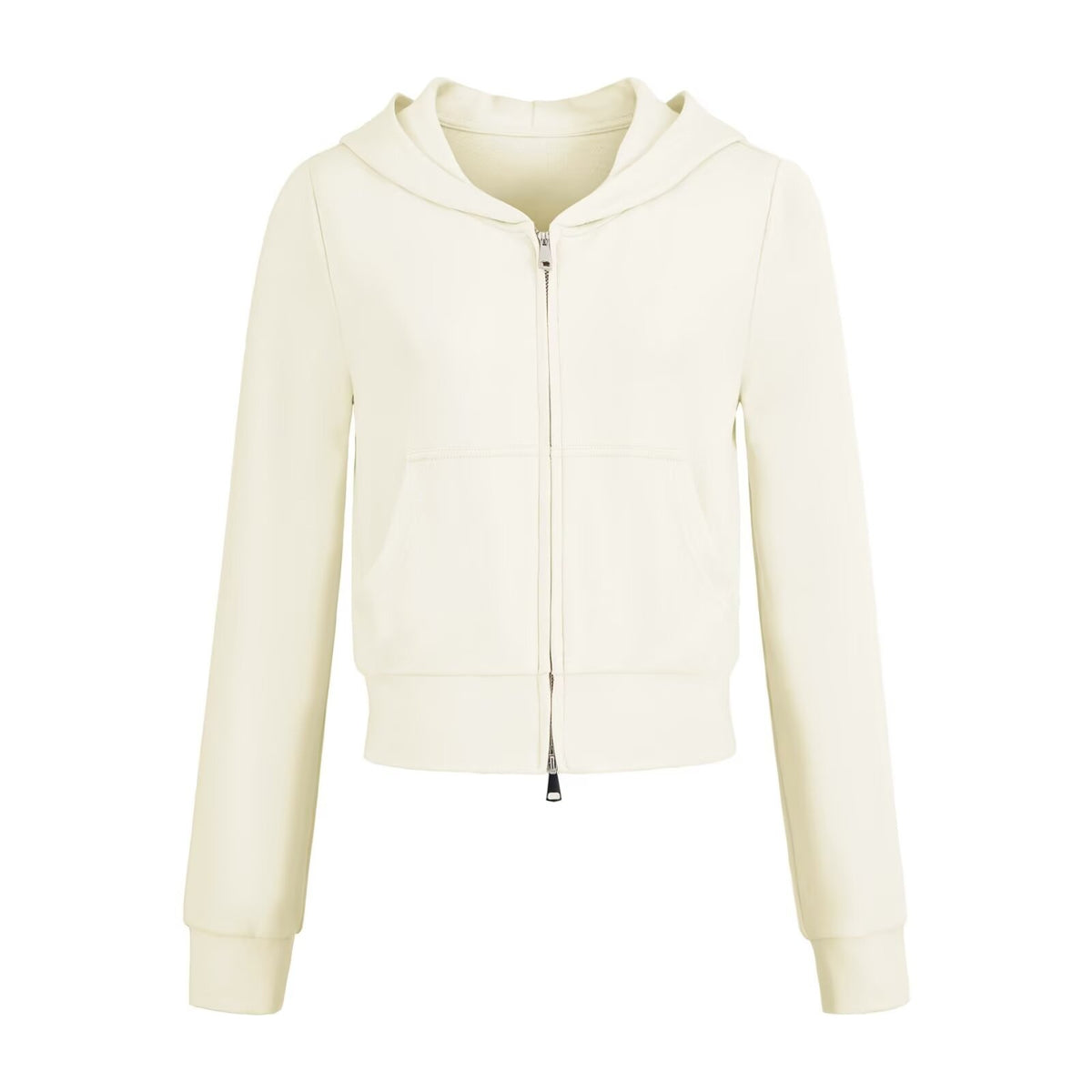 Hooded Zipper Sweatshirt and Drawstring Pants Set