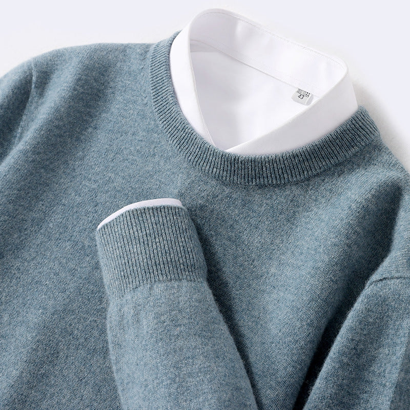 Round-Neck Cashmere Sweater