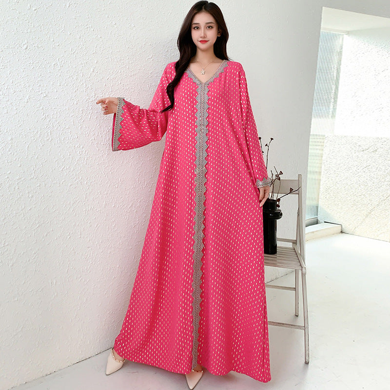 Long robe Muslim dress