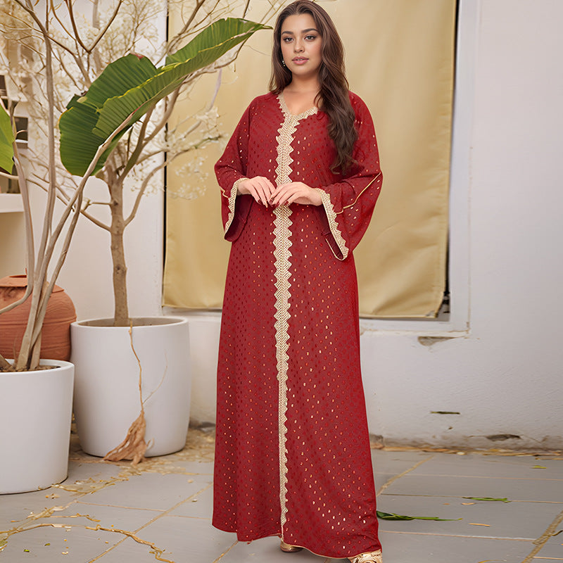 Long robe Muslim dress