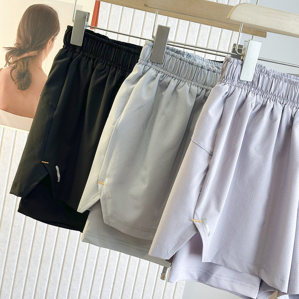 Womens Quick Dry Yoga Running Shorts