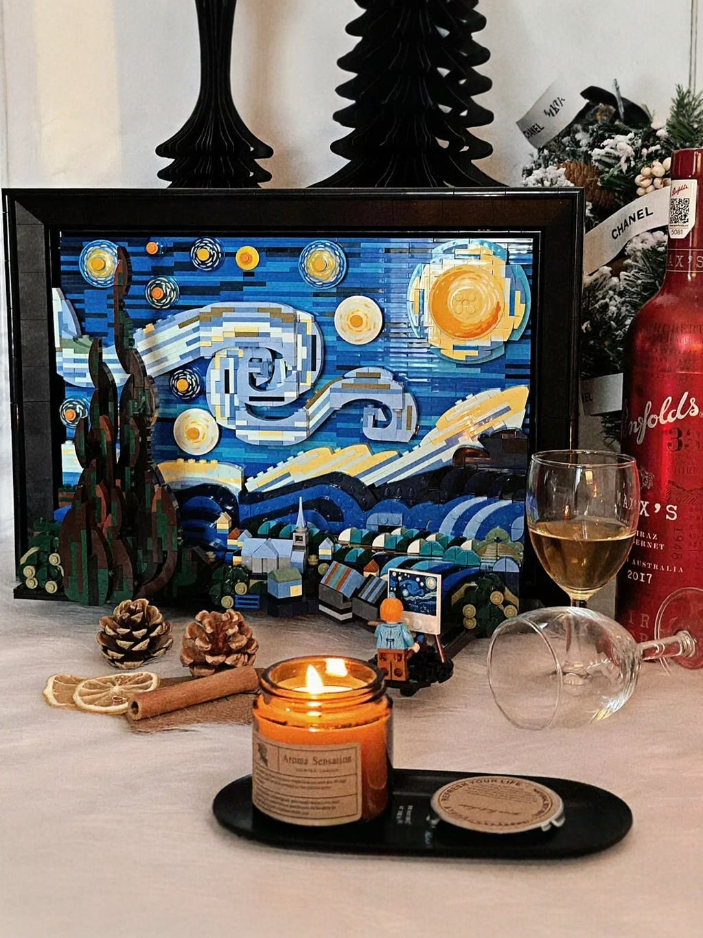 Van Gogh Starry Night Building Blocks